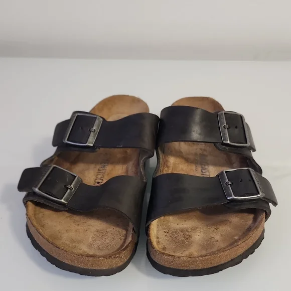 Birkenstock Black Leather Sandals - Picture 4 of 4